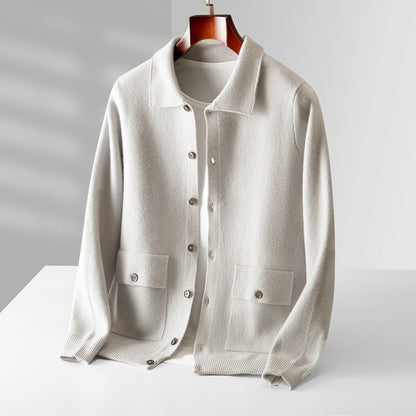 Soft Cashmere Button Jacket